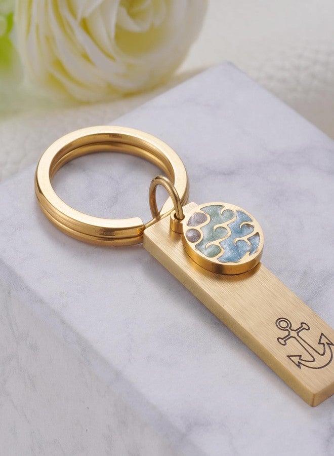 MIXJOY You Are My Anchor Keychain, Bestie Gifts for Women, Gifts for Best Friend Woman, Through Thick and Thin, Small Bestie Friendship Birthday, My Tribe, Close Female Friends Through Rough Times - Image 2