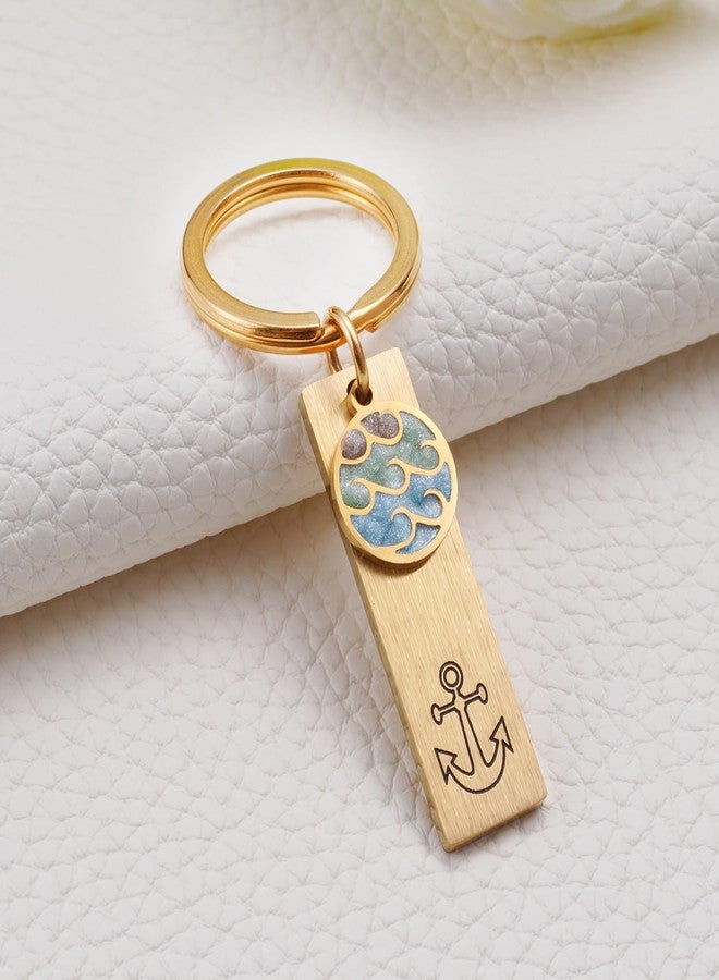 MIXJOY You Are My Anchor Keychain, Bestie Gifts for Women, Gifts for Best Friend Woman, Through Thick and Thin, Small Bestie Friendship Birthday, My Tribe, Close Female Friends Through Rough Times - Image 3