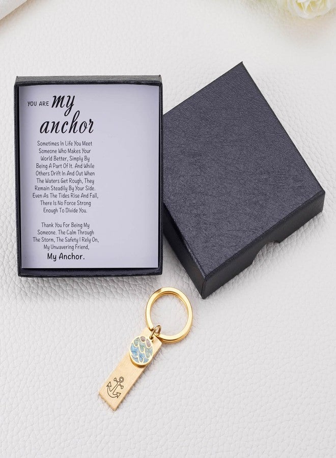 MIXJOY You Are My Anchor Keychain, Bestie Gifts for Women, Gifts for Best Friend Woman, Through Thick and Thin, Small Bestie Friendship Birthday, My Tribe, Close Female Friends Through Rough Times - Image 5