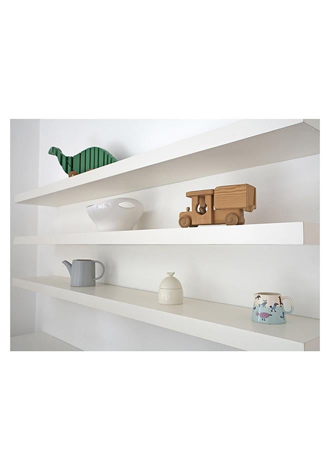 Feelings FLOATING WALL SHELVES 40CM WHITE SIZE: 40X19.5X3.8CM - Image 1