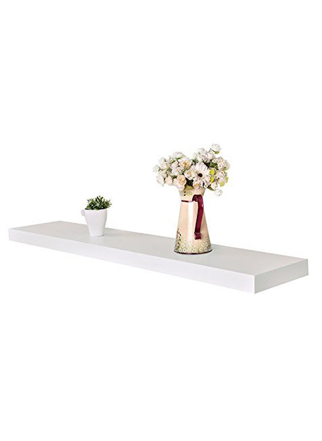 Feelings - FLOATING WALL SHELVES 40CM WHITE SIZE: 40X19.5X3.8CM - Image 1
