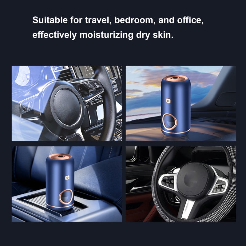 مستنقح الهواء المحمول الصغير لطاولة USB 45 مل | مشتت زيوت العطر الأساسية للمنزل والسيارة | منشئ الضباب USB - Image 3