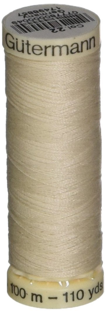 Gutermann Sew-All Thread 110 Yards-Eggshell - Image 1