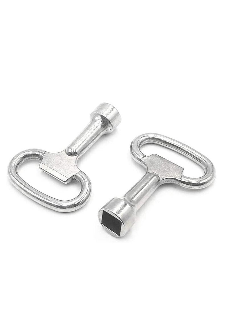 RACO Universal Metal Rectangle Socket Spanner Key Rectangle Panel Lock Distribution Box Cabinet Lock Key - Image 1