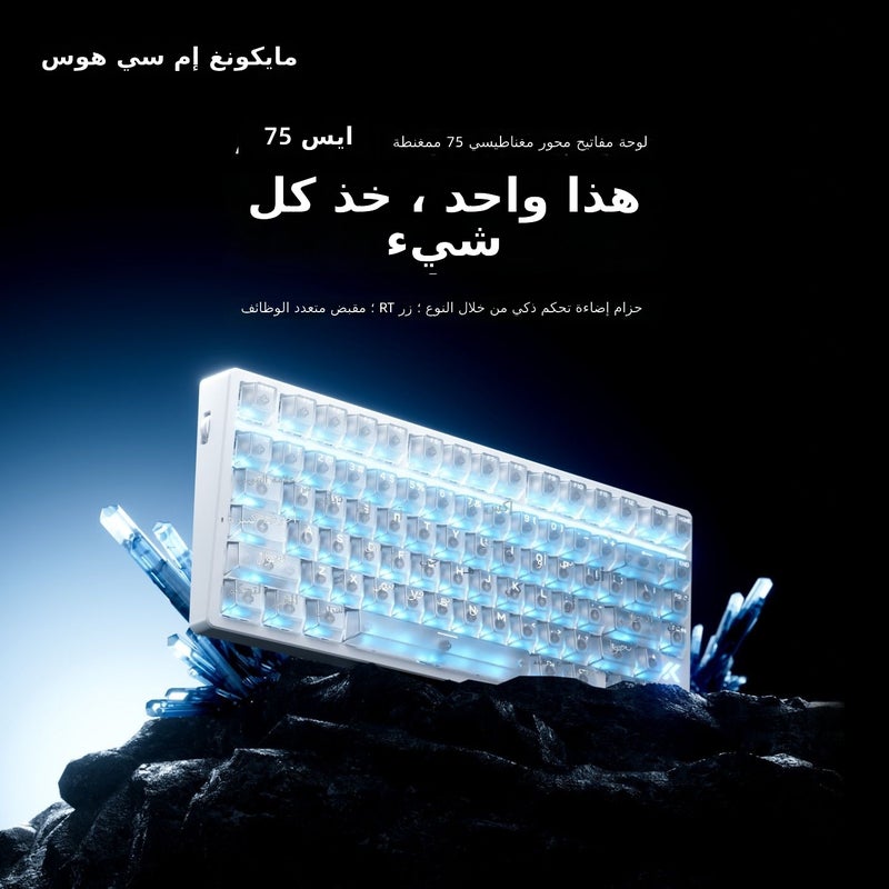 MCHOSE Ace 75 Magnetic Switch Mechanical Keyboard RGB Wired Gaming Keyboard for PC & Mac - Image 1