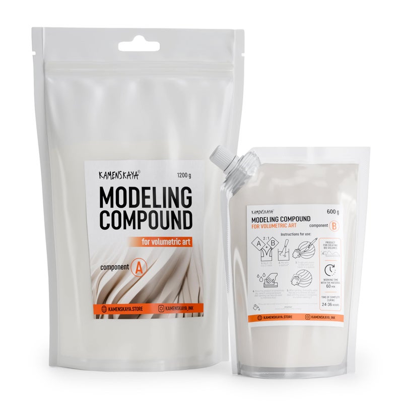 KAMENSKAYA Modeling Compound for Volumetric Paintings, Reliefs, and Restorative Applications - Image 1