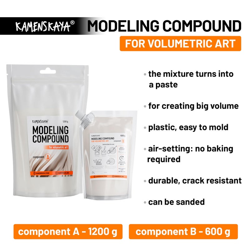 KAMENSKAYA Modeling Compound for Volumetric Paintings, Reliefs, and Restorative Applications - Image 2