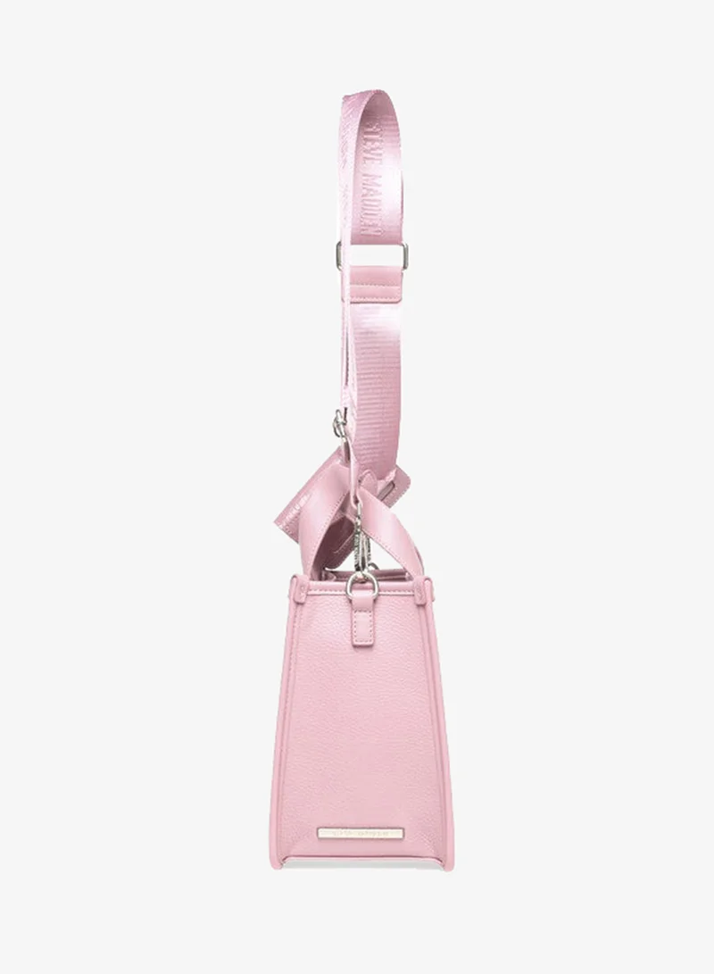 ستيف مادن Bwebber-e Women's Cosmetic Pink Satchel Bag