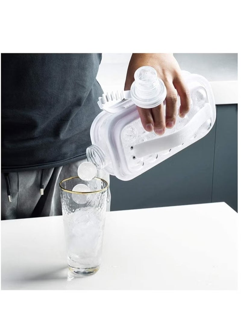 Raxoom Ice Cube Molds 2 in 1 Portable Ice Ball Maker Easy to Make 17 Grids Reusable& Easy operation Suitable for Home Party Beer Whiskey Juice Champagne - Image 4