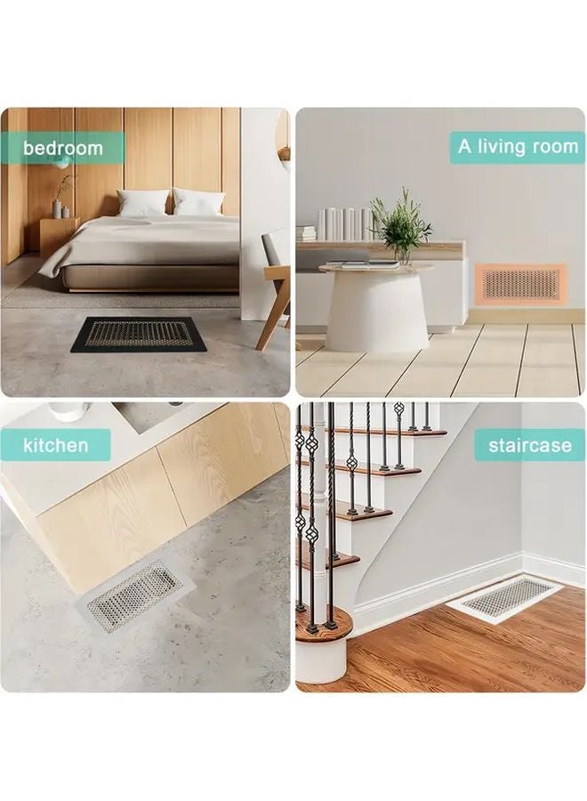 Brown Silicone HVAC Vent Covers Anti Insect Anti Clogging Air Vent Grilles Durable Mesh Screen - Image 3