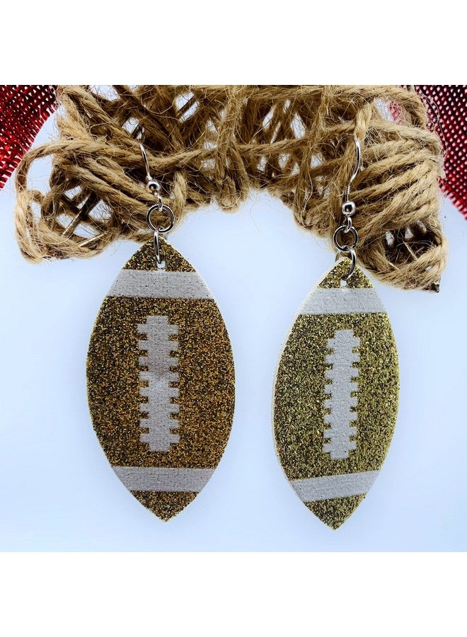 Mall of Style Gold Football Earrings - Football Player Earrings - Football Accessories - Football Accessories (Gold) - Image 4