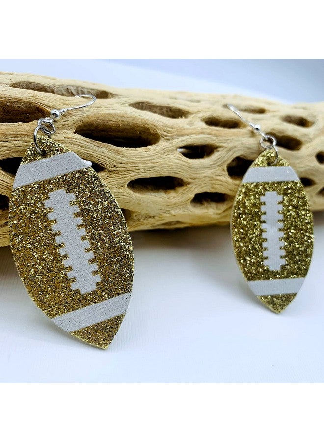 Mall of Style Gold Football Earrings - Football Player Earrings - Football Accessories - Football Accessories (Gold) - Image 5