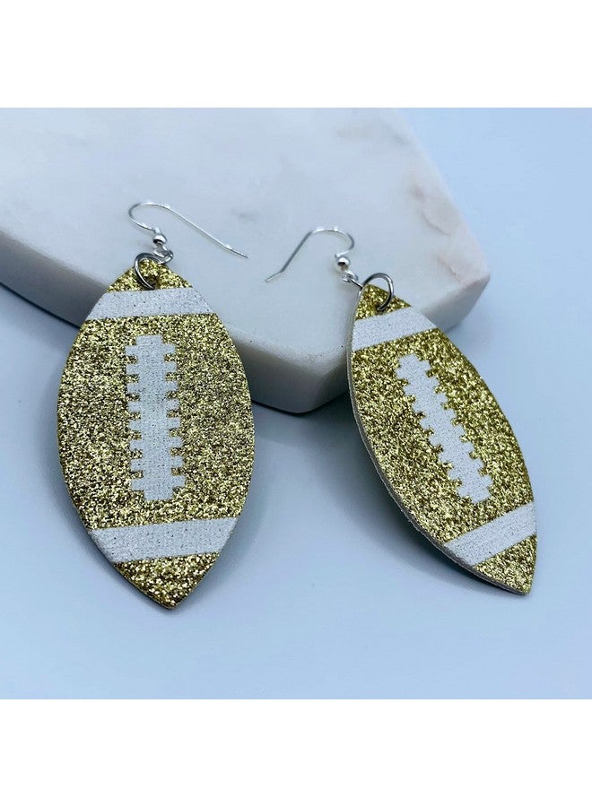 Mall of Style Gold Football Earrings - Football Player Earrings - Football Accessories - Football Accessories (Gold) - Image 3