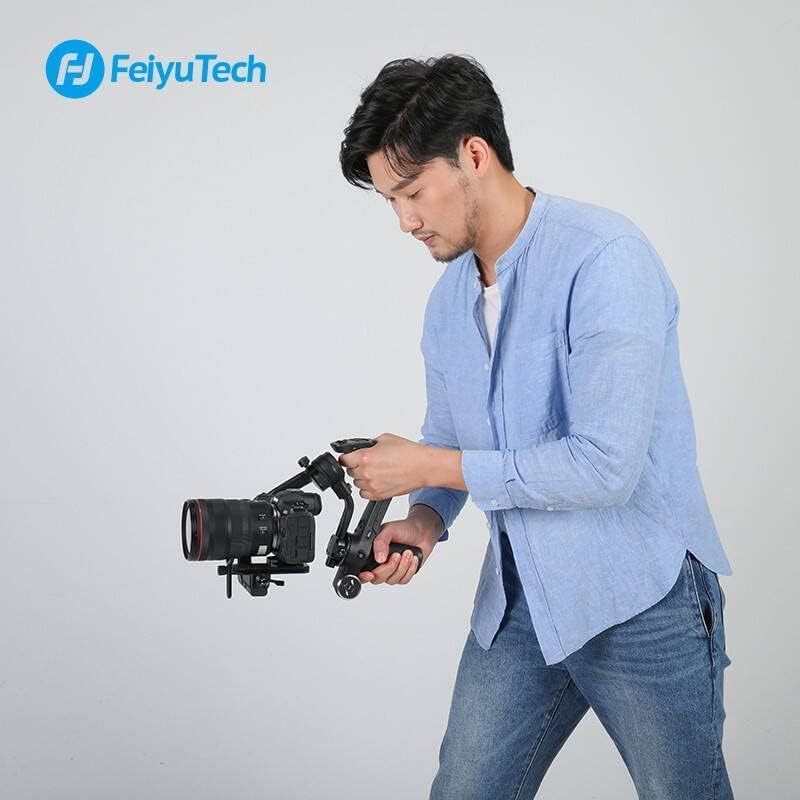 FeiyuTech SCORP-C Gimbal Stabilizer for DSLR and Mirrorless Cameras, 3-Axis Stabilizer with 5.5lbs Payload - Image 2