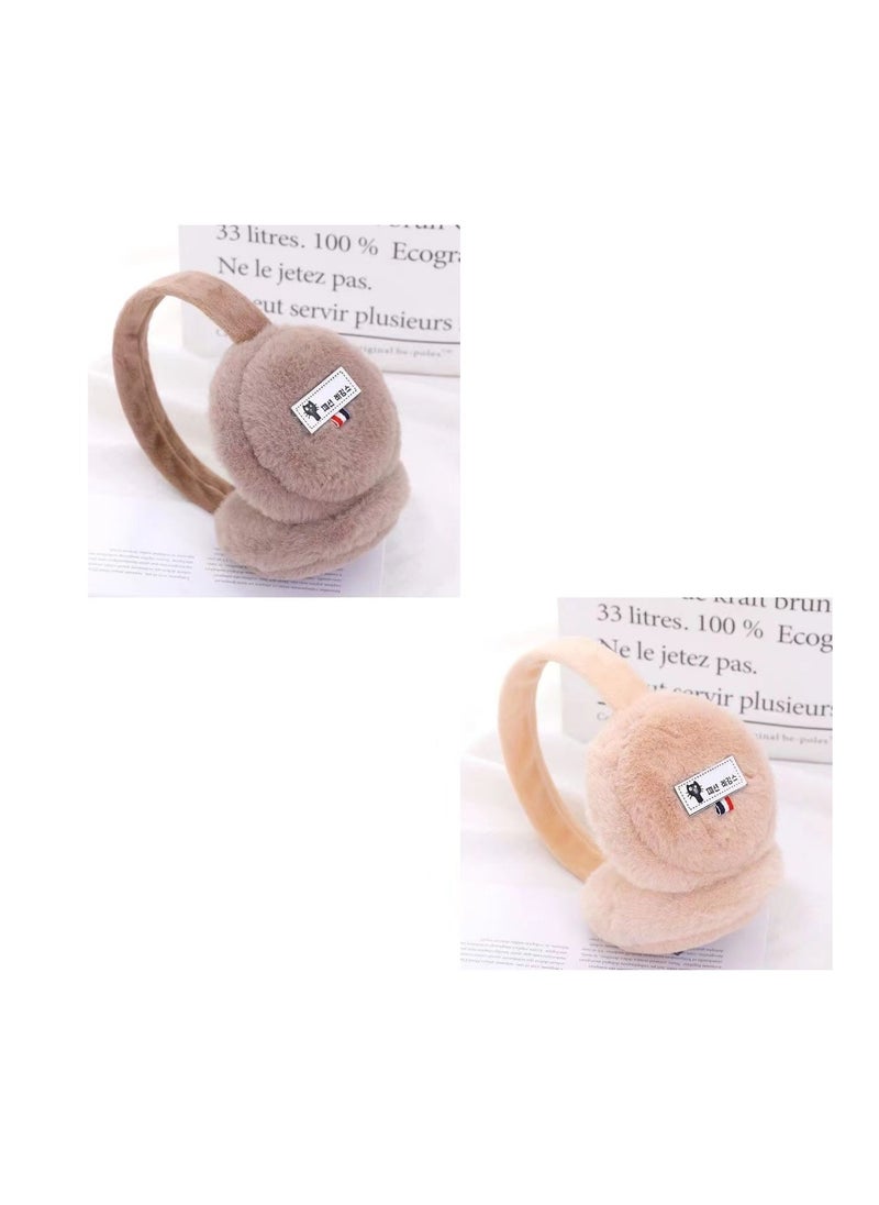 Generic - Japanese new style women's windproof, warm, fashionable and cute earmuffs - Image 1