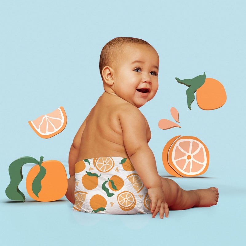 Hello Bello Premium Diapers Size 5, Main Squeeze & Zesties for The Resties Designs, 48ct Club Box - Image 4