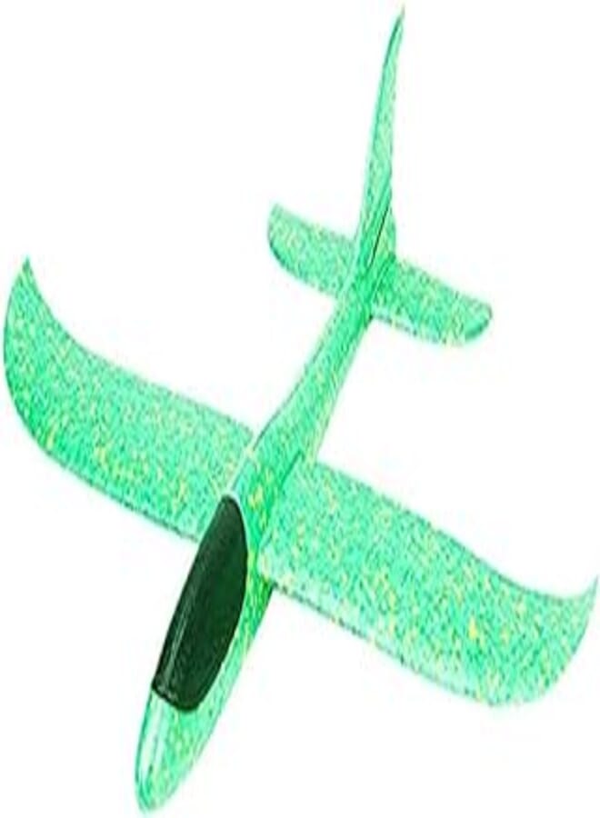 DAYONG DIY Hand Launch Throwing Glider Aircraft Inertial Foam Airplane Toy Plane Model Broken-resistant Kids Toys Green-CC