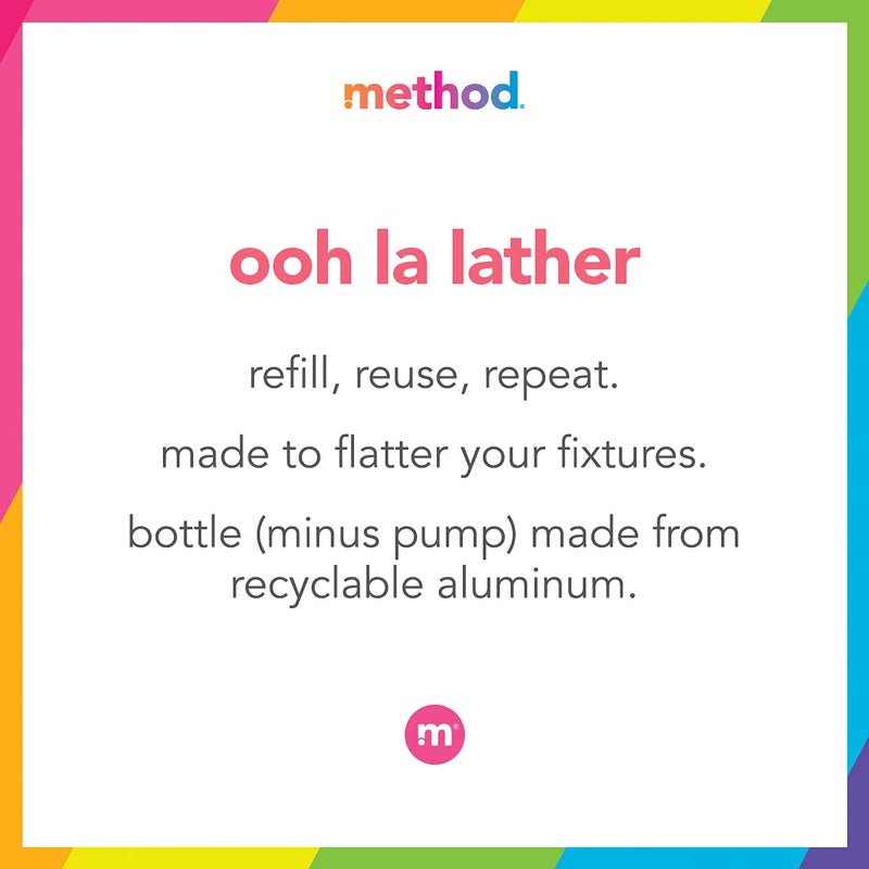 Method Foaming Hand Wash, Violet + Lavender, Reusable Silver Aluminum Bottle, 10 oz (Pack of 3) - Image 3