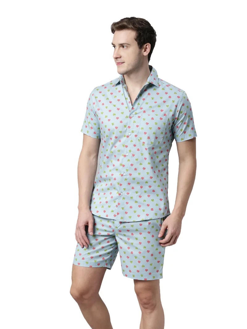 Joven Light Blue Co-Ords Set for Men