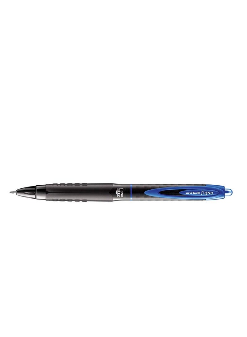 Uniball 12-Piece Signo Retractable Gel Pen 0.7mm Tip Blue Ink  - Image 3