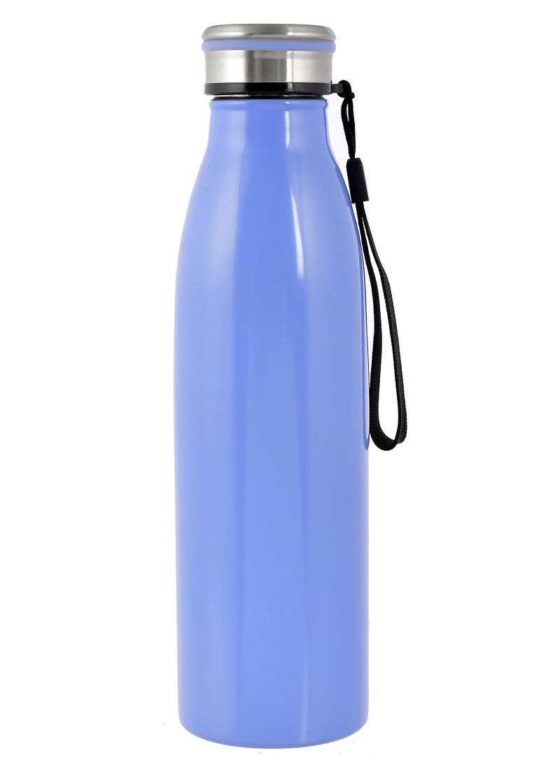 Kuber Industries Lightweight Odour Free Stainless Steel Fridge Water Bottle/Refrigerator Bottle/Sports Bottle, 750 ML- Pack of 2 (Blue)-HS42KUBMART25192 - Image 3