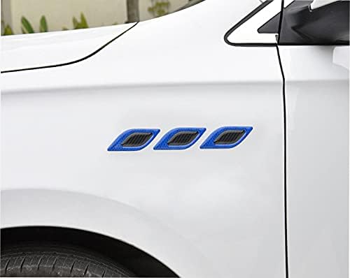US1984 Car High Intensity Reflective Stickers Side Marker Bumper Fender Safety Warning Sticker Universal Strong Reflective Warning Scratches Protector Sticker for Car Night Visibility 6 Psc (Red) - Image 5