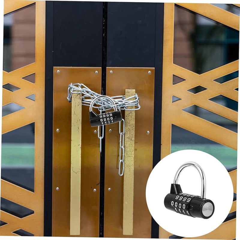 Tehaux Zinc Alloy Combination Padlock for Mailbox Cabinet School Storage Security Lock - Image 3