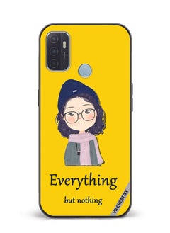 Protective Case Cover For Oppo A53 Everything But Nothing Design Multicolour