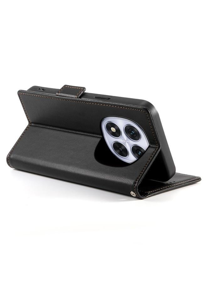 اس-توب جراب لهاتف Redmi Note 14 Pro 4G بمشبك جانبي مغناطيسي من الجلد المصقول - Image 5