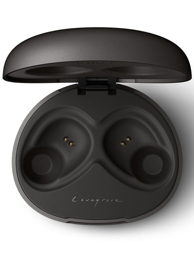 Kef MU3 Noise Cancelling True Wireless Earphones (Bluetooth 5.0, Splash-Proof, 9 + 15 Hours Operating Time), Anthracite - Image 4