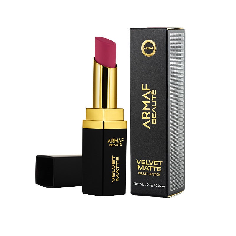 Armaf Beaute أرماف بيوتي مكياج أحمر شفاه مخملي غير لامع فيفيان 2.6 جرام، لون شفاه غني ومرطب مع زبدة الشيا، غير جاف وخفيف الوزن، لمسة مريحة وطويلة الأمد، تركيبة خفيفة الوزن - Image 2