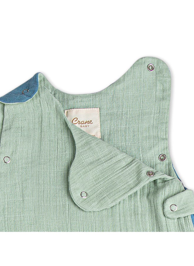 Crane BABY Wearable Blanket 0 - 9 Months Riverstone And Evergreen  - Image 3