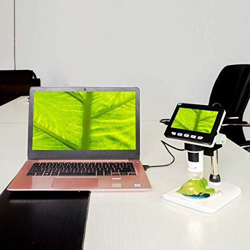 SMILEDRIVE® Digital HD Microscope with 4.3 inches Colour Screen | 50-1000x adjustable Magnification | USB Connection with Laptop, PC | Built-in MicroSD card slot (32GB) | 2000 mAh rechargeable battery - Image 3