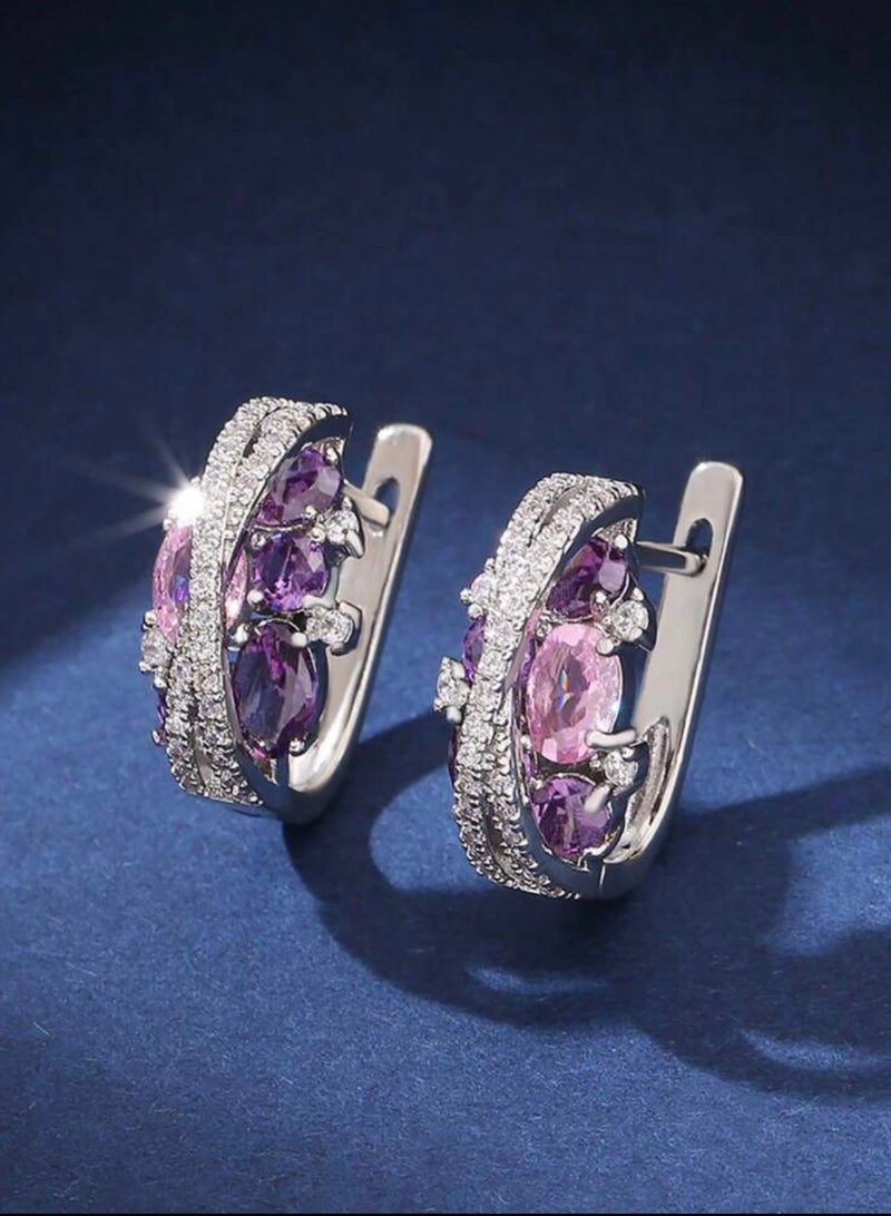 Jewelry 4You Stylish & High Quality Earrings For Women Cubic Zirconia - Image 1