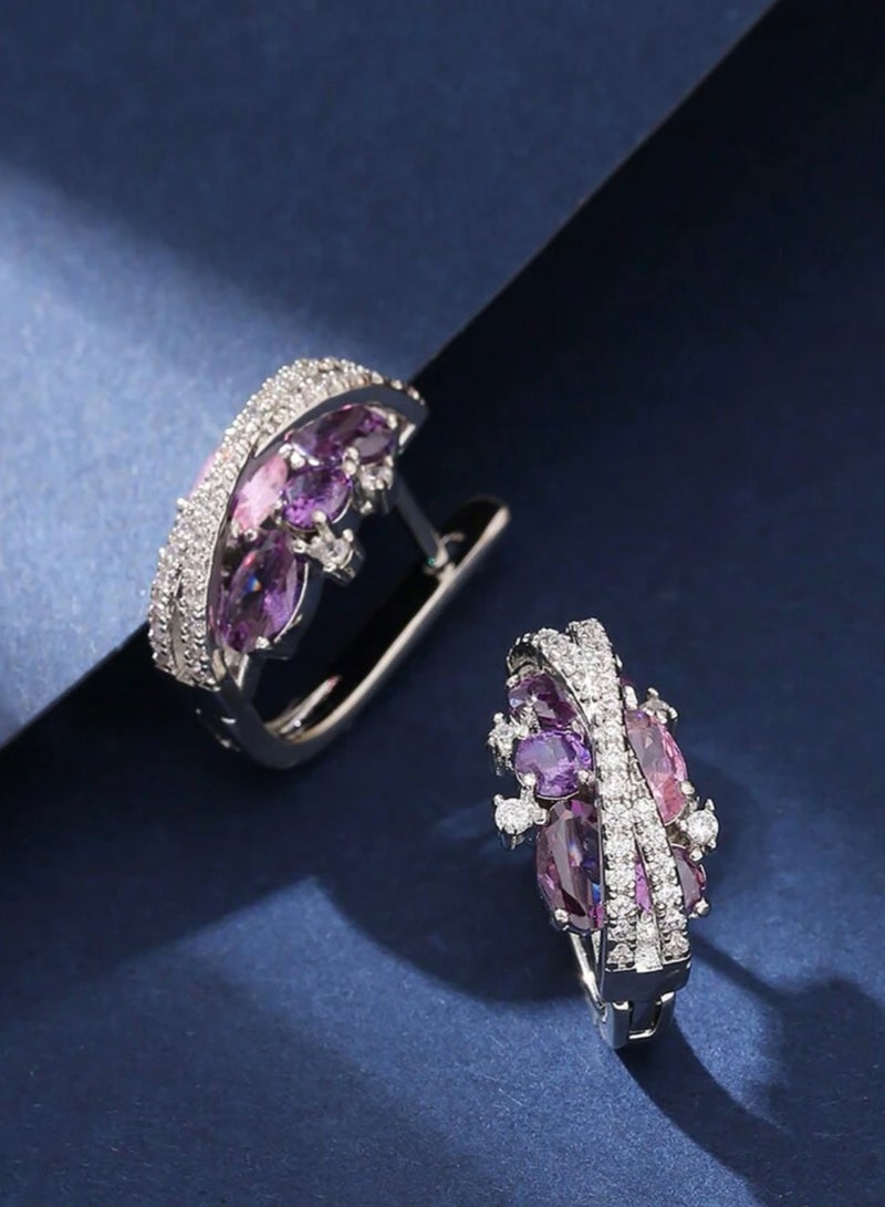 Jewelry 4You Stylish & High Quality Earrings For Women Cubic Zirconia - Image 3