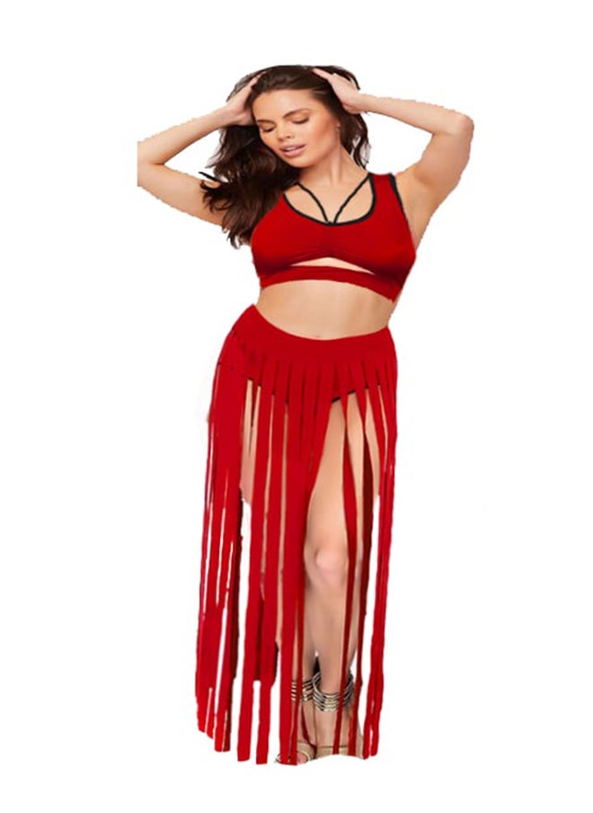 FG LINGERIE SET BRA AND TASSELS GEB 