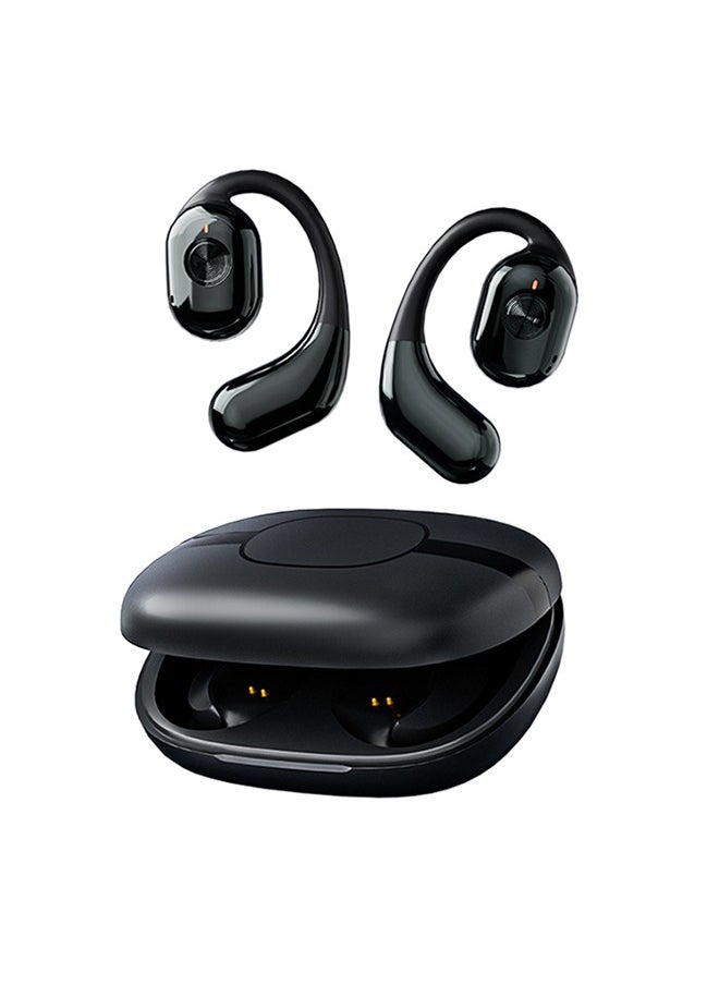 Generic - Bluetooth TWS Earphones with AI Translation and HIFI Sound Quality，Headset Display Power ，Noise Reduction Ear-Hanging Sports Bluetooth Headset  - Cool Black - Image 1