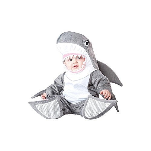 Fun World InCharacter Costumes, Silly Shark, Grey/White, Infant Large - Image 1