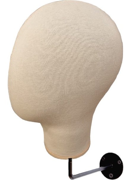 Manken İstanbul Mannequin Istanbul Wall Mounted Female Fabric Covered Head Manikin  - Image 5