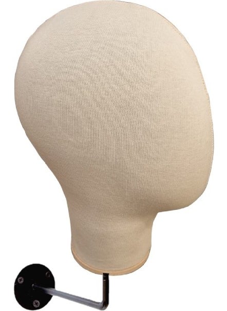 Manken İstanbul Mannequin Istanbul Wall Mounted Female Fabric Covered Head Manikin  - Image 2