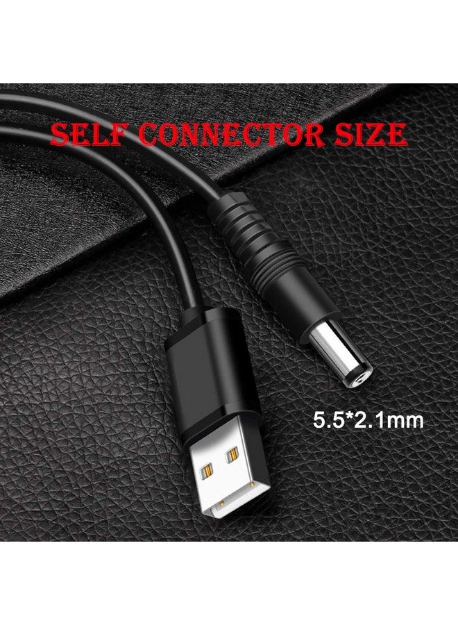 ميروم كابل طاقة تيار مستمر 5 فولت عالمي، قابس شحن USB إلى تيار مستمر 5.5 × 2.1 مم مع 8 أطراف موصل (5.5 × 2.5، 4.8 × 1.7، 4.0 × 1.7، 3.5 × 1.35، 2.5 × 0.7، Micro USB، Type-C، موصل عالمي) - Image 2