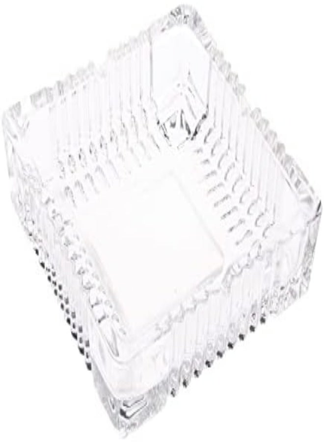 AKDC مبخرة زجاجية AKDC L(17CM) XW(17CM) XH(4CM) بيضاء - Image 4