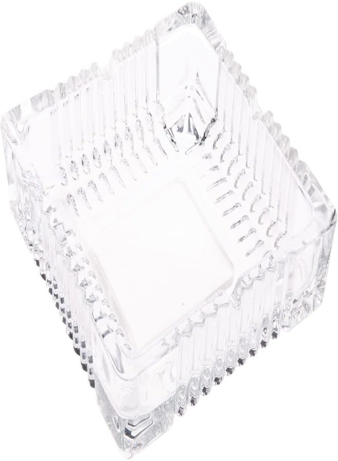 AKDC مبخرة زجاجية AKDC L(17CM) XW(17CM) XH(4CM) بيضاء - Image 5
