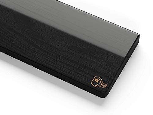 Glorious Gaming Wooden Wrist Rest - Compact - Onyx/Black - Mechanical Keyboards Wood Ergonomic Palm Rest| 12x4 inches/19mm Thick (GV-75-DARK) - Image 4