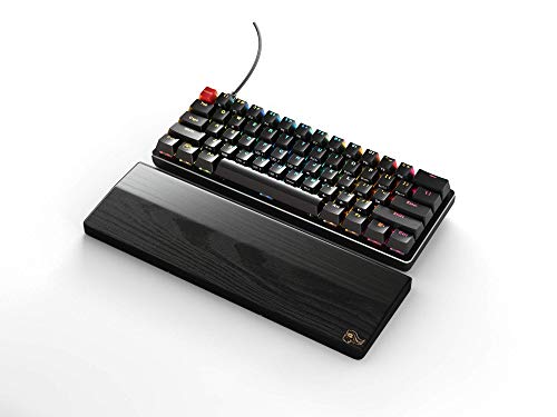 Glorious Gaming Wooden Wrist Rest - Compact - Onyx/Black - Mechanical Keyboards Wood Ergonomic Palm Rest| 12x4 inches/19mm Thick (GV-75-DARK) - Image 2