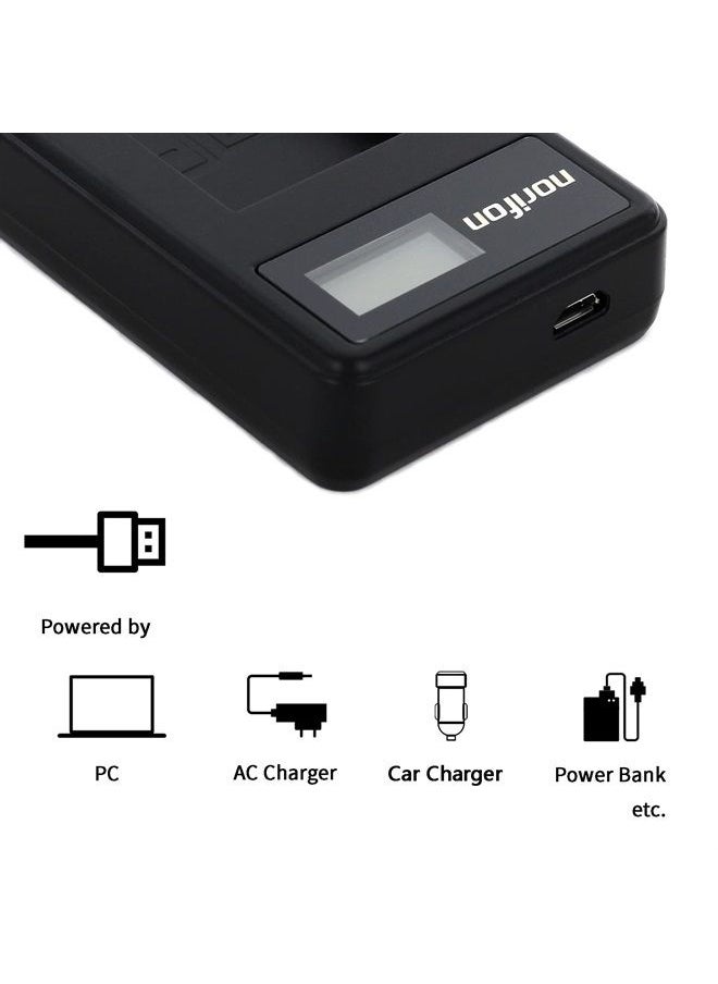 Norifon - BP1310 LCD USB Charger for Samsung NX, NX10, NX100, NX11, NX20, NX5 Camera and More - Image 1