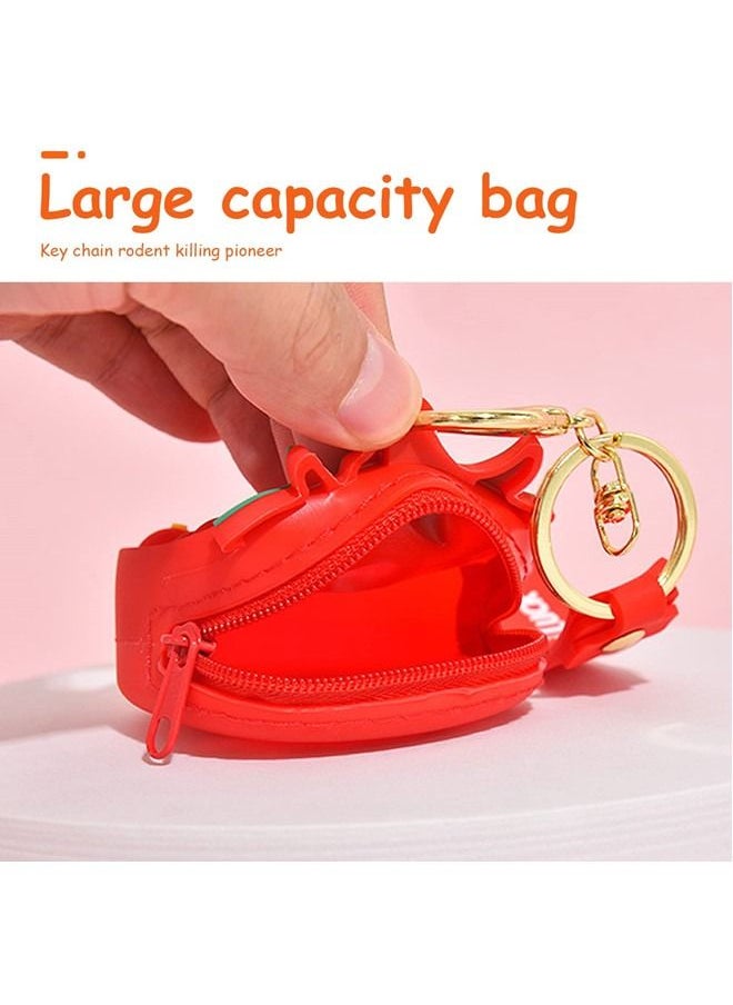 ISank Pop it Pencil Case, Colorful Marble Fidget Pencil Case with Pop it Coin Purse  - Image 4