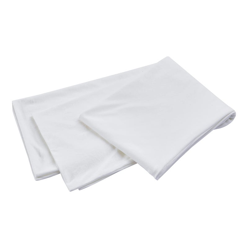Oubonun Oubonun 100 Jersey Cotton Body Pillow Cover with Zipper  Luxury Soft Removable Body Pillow Case  Long Fuzzy Body Pillow Cover  Knitted Cotton Pillowcase White 21X54 