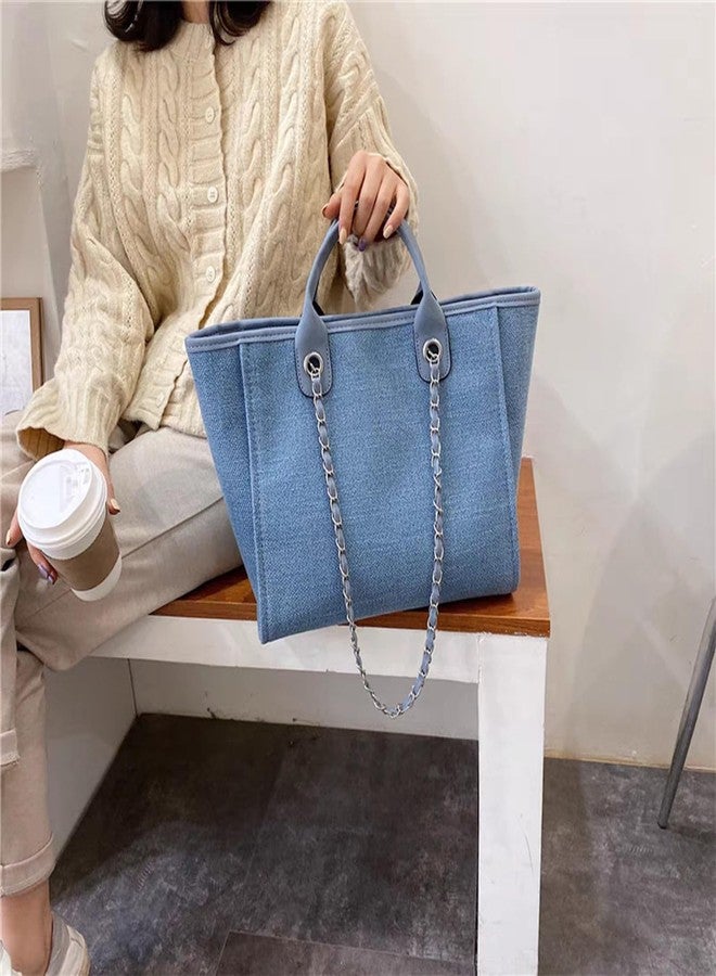 Busnos Tote Bag for Women Large Yellow Canvas Travel Handbags Bag Womens Work Tote Bags With Zipper Cute Bags - Image 2