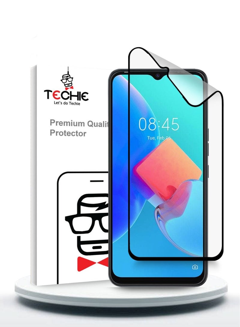 Techie واقي شاشة سيراميكي غير لامع 9D لهاتف Tecno Spark 8C - Image 1